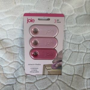 Joie 3-Piece Retractable Blades — Pink Set